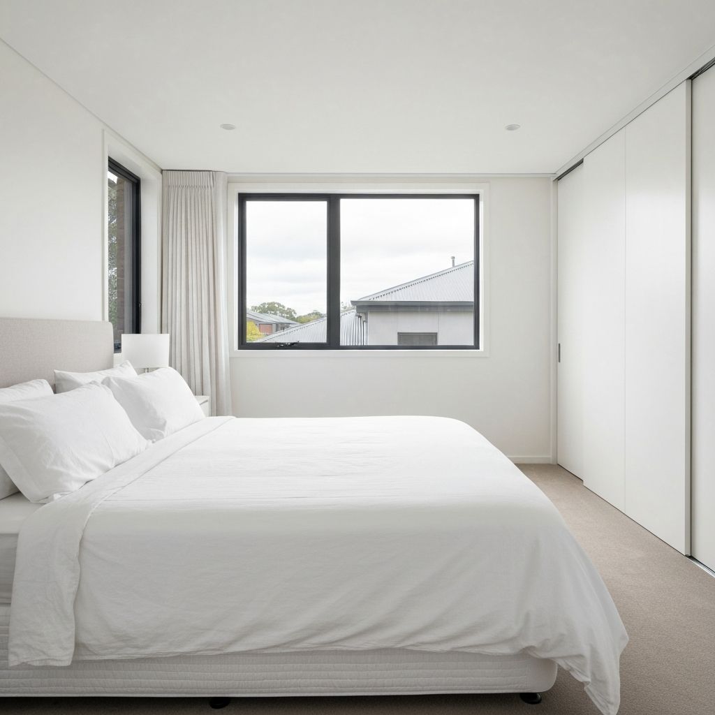 Spotless bedroom cleaned by Diamond Cleaning on the Gold Coast